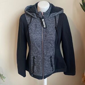 Hurley Mixed media Charcoal Fleece Jacket S